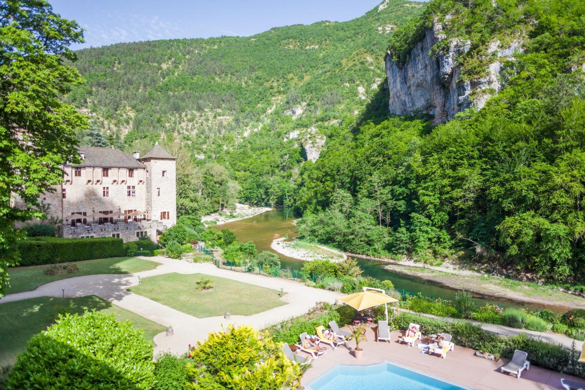 Chateau De La Caze Sainte-Énimie Buitenkant foto