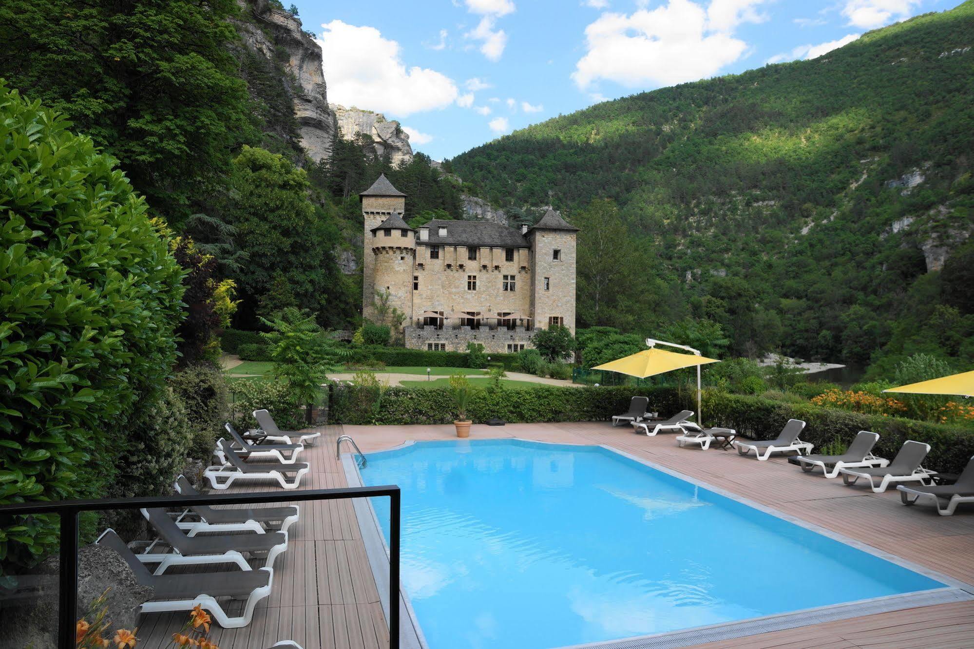 Chateau De La Caze Sainte-Énimie Buitenkant foto